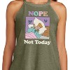 Women's - Disney Princess - Nope Not Today Graphic High Neck Tank - 2 of 3