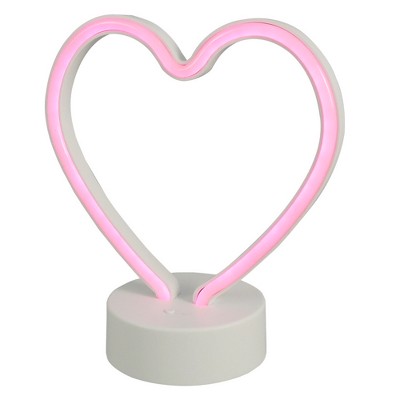 heart table lamp