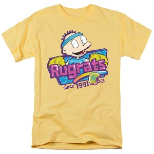 Rugrats Tommy Cheerleader Adult T-Shirt Banana 2X Large - 1 of 4