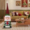 45-inch Tinsel Elf Christmas Decor with LED Lights (Red & Green) - 4 of 4