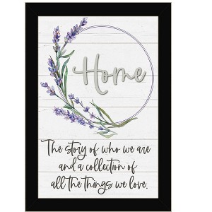 HomeRoots Home a Circle of Love Black Framed Print Wall Art - 1 of 3