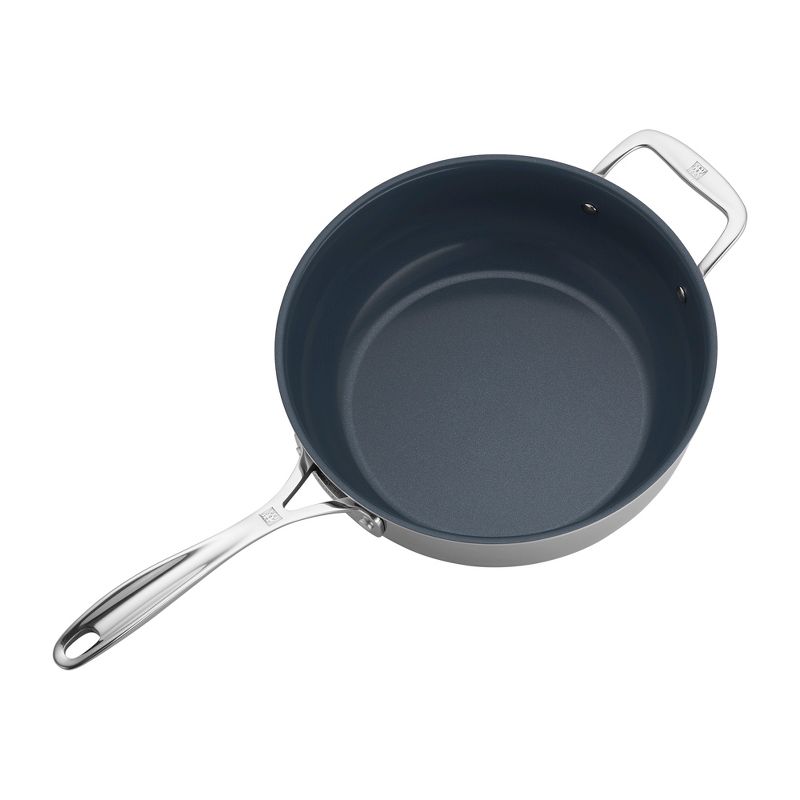 ZWILLING Clad CFX 4.5-qt Stainless Steel Ceramic Nonstick Perfect Pan, 2 of 6