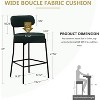 DYHOME Bar Stools Set of 4, 27 Inches Counter Height Kitchen Bar Stools with Back, Modern Metal Tall Bar Stools for Kitchen Island - 2 of 4