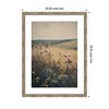 Kate and Laurel Landscape Wild Flower by Melloi Art Prints Framed Wall Art Print, 20 x 26, Mila Dark Silver - 2 of 4