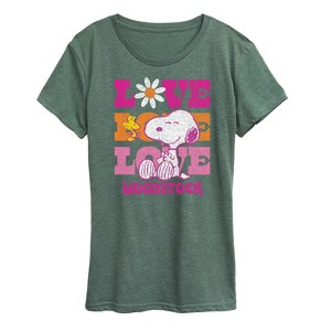 Women's - Peanuts - Love Woodstock Short Sleeve Graphic T-Shirt - 1 of 4