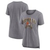 NFL Cleveland Browns Women's Heather Short Sleeve Tri-Blend T-Shirt - 3 of 3