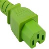 SANOXY 8ft 14 AWG 15A 250V Power Cord (IEC320 C14 to IEC320 C15), Green - 2 of 3