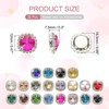 Unique Bargains DIY Craft Clothing Shoe Hat Bag Button Decor Claw Gem Rhinestones 32 Pcs - 2 of 4