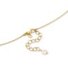 Ross-Simons Italian Red and Pink Murano Glass Heart Necklace in 18kt Gold Over Sterling - 3 of 4