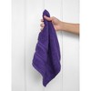 American Soft Linen 100% Cotton Turkish Luxury 4 Piece Washcloth Set, 13x13 inches Washcloth Hand Face Towels for Bathroom and Kitchen Washrags - 2 of 4