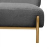Sapphtopaz 29.92" Modern Accent Chair with Soft Teddy Upholstered Simple Reading Chair with Wood Legs Leisure Chairs for Living Room, Bedroom - 4 of 4