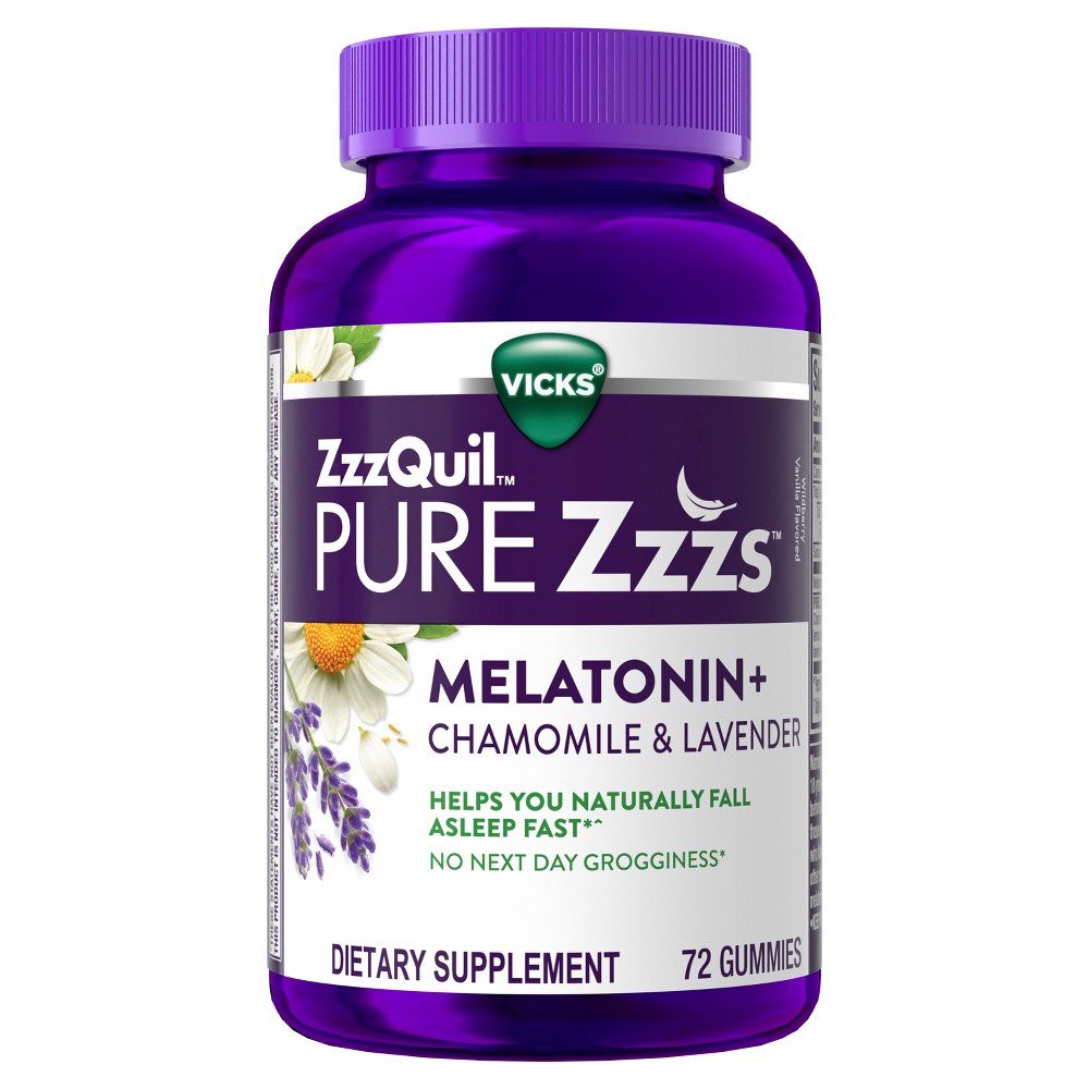 Photos - Vitamins & Minerals Pure Zzzs Melatonin Gummies - Wildberry Vanilla - 72ct