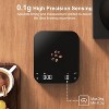Ultrean 5.9" Coffee Scale, 3kg/0.1g Accuracy for Pour Over and Drip Coffee, LCD Display - 2 of 4
