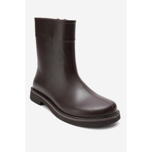 Lucano - Brown Leather Ankle Boot (Women) brown leather 8 Forever & Always Shoes US - 1 of 4