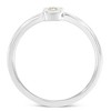 Silver 1/20 Cttw Diamond Square Cushion-Shaped Miracle Promise Ring - 8 - 3 of 4