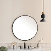 James Martin Vanities Rohe 30" Round Mirror, Matte Black - 2 of 4
