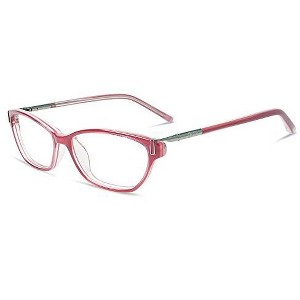 Jones New York J223 49mm Unisex Acetate Rectangular Designer Eyeglasses OR Blue Light Filter OR Reading Glasses in Pink - 1 of 1