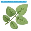 Unique Bargains DIY Crafts Wedding Bouquets Home Decoration Artificial Leaves Green 40 Pcs - 3 of 4
