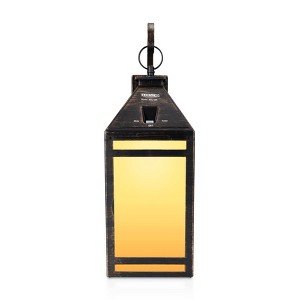 Solar Portable Hanging Outdoor Lantern: Weather-Resistant, Dual Mode, Techko Maid - 1 of 4