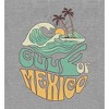 Gulf of Mexico Wave Text Youth Long Sleee Hoodie - 2 of 2