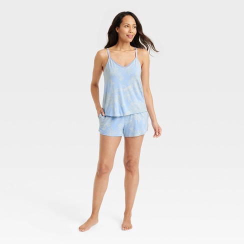 Women's Beautifully Soft Cami Pajama Set - Stars Above™ Blue/floral Xl :  Target