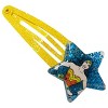 Wonder Woman Hair Clips 8pcs Snap Hair Clip Set for Girls - Multi Color, Ages 3+ - 3 of 4