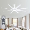 72 Inches Powerful Ceiling Fan with Light and Remote for Large House Living Room Patio - 2 of 4