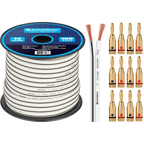 NEW! shops InstallGear 12 Gauge Speaker Wire, 100 ft