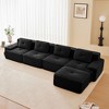 PexFix Modern L-Shaped Modular Sectional Sofa for Living Room Corduroy Fabric 4-Seater Couch with Deep Seat and Movable Ottoman Anti-slip - 2 of 4