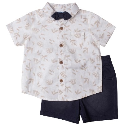 Image of Little Lad Baby Boy's 3-Piece Creeper Short Set, Multicolored, 18M