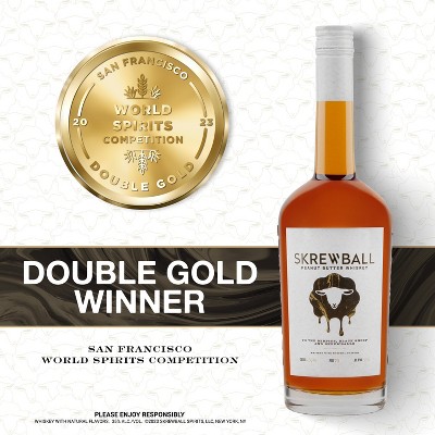 Skrewball Peanut Butter Flavored Whiskey - 50ml Bottle