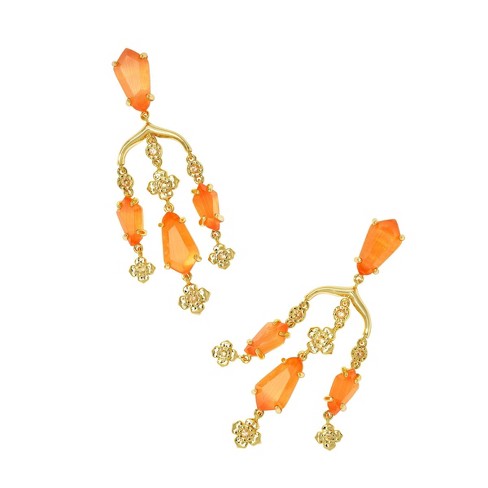 Orange best sale earrings target