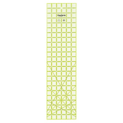 Omnigrid 6" x 24" Non-Slip Rectangle Quilting Ruler