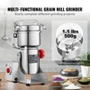 VEVOR 500g Electric Grain Mill Grinder, High Speed 2000W Commercial Spice Grinders, Stainless Steel Pulverizer Powder Machine - 3 of 4