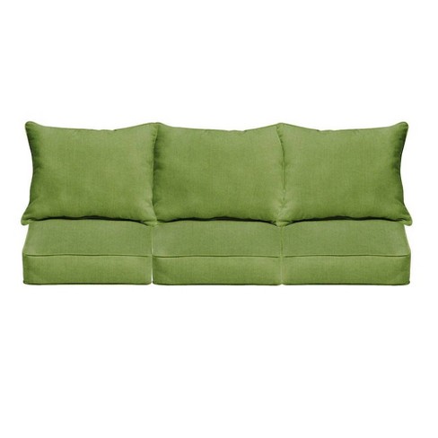 Green couch outlet cushions