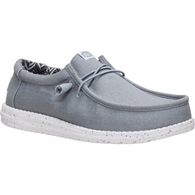 HEYDUDE Men Wally Stretch Canvas , Light Grey, 11 — фото 6