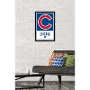 Trends International MLB Chicago Cubs - Logo 22 Framed Wall Poster Prints - 2 of 4
