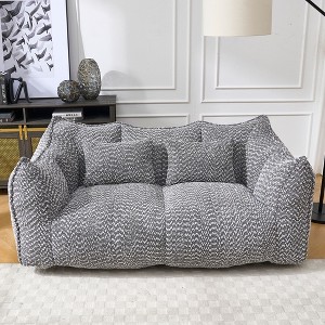 NicBex 73" Chenille Bean Bag Couch with High-Elasticity Foam,Giant Bean Bag Chair for Adults,Comfy Chair for Bedroom,Living Room Furniture - 1 of 4