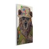 Stupell Industries Fisherman Outfit Brown Grizzly Bear Fishing Pole Wall Plaque Art - 3 of 4
