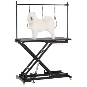 coucheta 47” Electric Lift Dog Grooming Table (White), Heavy Duty Electric Grooming Arm Table for Pets & Large Dogs - 1 of 4