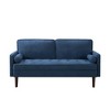 Dexmalle Upholstered Loveseat 2-Seat Sofa Couch with Wooden Legs for Living Room - 4 of 4