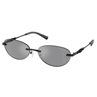 Michael Kors MANCHESTER MK 1151 1005/1 Womens Oval Sunglasses Black 58mm