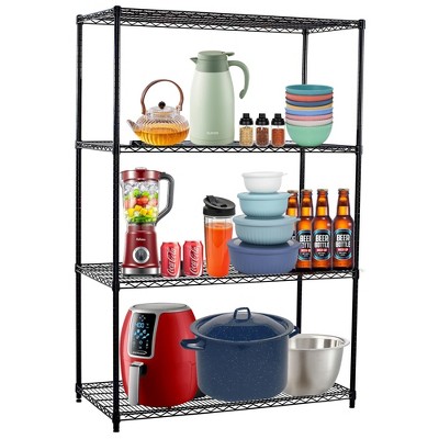 Musment Storage Shelves FoldableMetal Shelves Utility Shelving Units