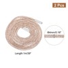 Unique Bargains Shoe Accessories Replacement Bling Crystal Rhinestone Laces 2 Pcs - 2 of 4