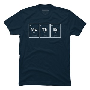 Men's Design By Humans Mother Periodic Table of Elements By BlackBerry55 T-Shirt - 1 of 2