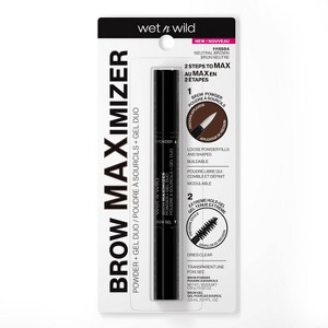 Wet n Wild Brow Gel & Powder Dual Maximizer - Neutral Brown - 0.13oz - 1 of 4