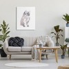 Stupell Industries Grey Shorthair Kitten Portrait Minimal Pet Cat Canvas Wall Art - 2 of 4