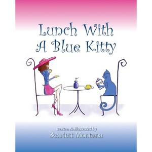 Lunch With A Blue Kitty - by Scarlett Montana - 1 of 1