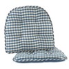 Gripper Non-Slip 15" x 16" Gingham Tufted Chair Cushions Set of 2 - 3 of 3