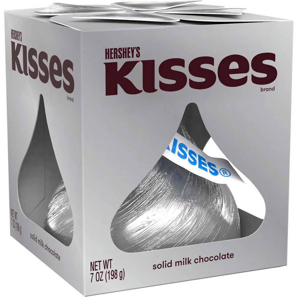 UPC 034000025053 product image for Hershey's Kisses Solid Milk Chocolate Holiday Candy Gift Box - 7oz | upcitemdb.com